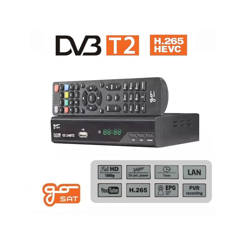 Digitale terrestre DVB-T2 - H265 - Italiano